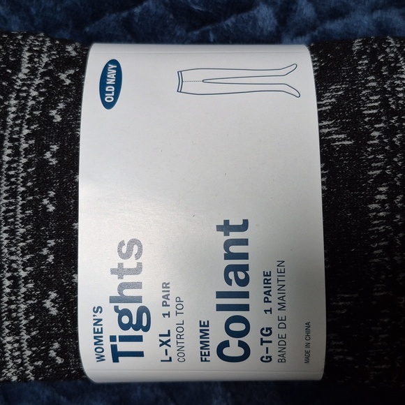 Fair Isle Patterned Control Top Women's Tights From Old Navy, Size L/XL, NWT! - Picture 3 of 7